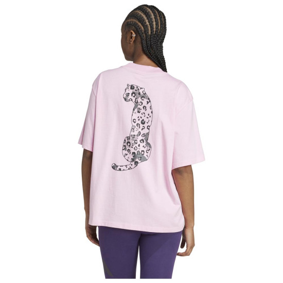 Adidas Γυναικεία κοντομάνικη μπλούζα Animal Graphic Loose Tee Adidas Γυναικεία κοντομάνικη μπλούζα Animal Graphic Loose Tee